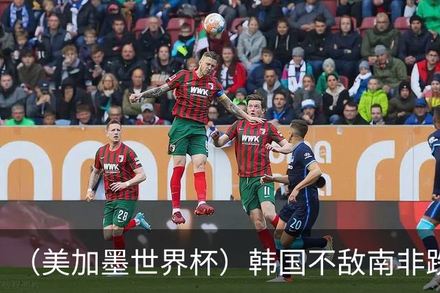 （美加墨世界杯）韩国不敌南非跌至小组第三 出线前景待定